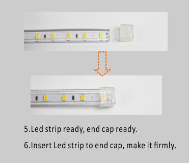 中国製品をリード,柔軟なledストリップ,110V AC無ワイヤSMD 5730 LEDストリップライト 8,
install_4,
カーナーインターナショナルグループ株式会社